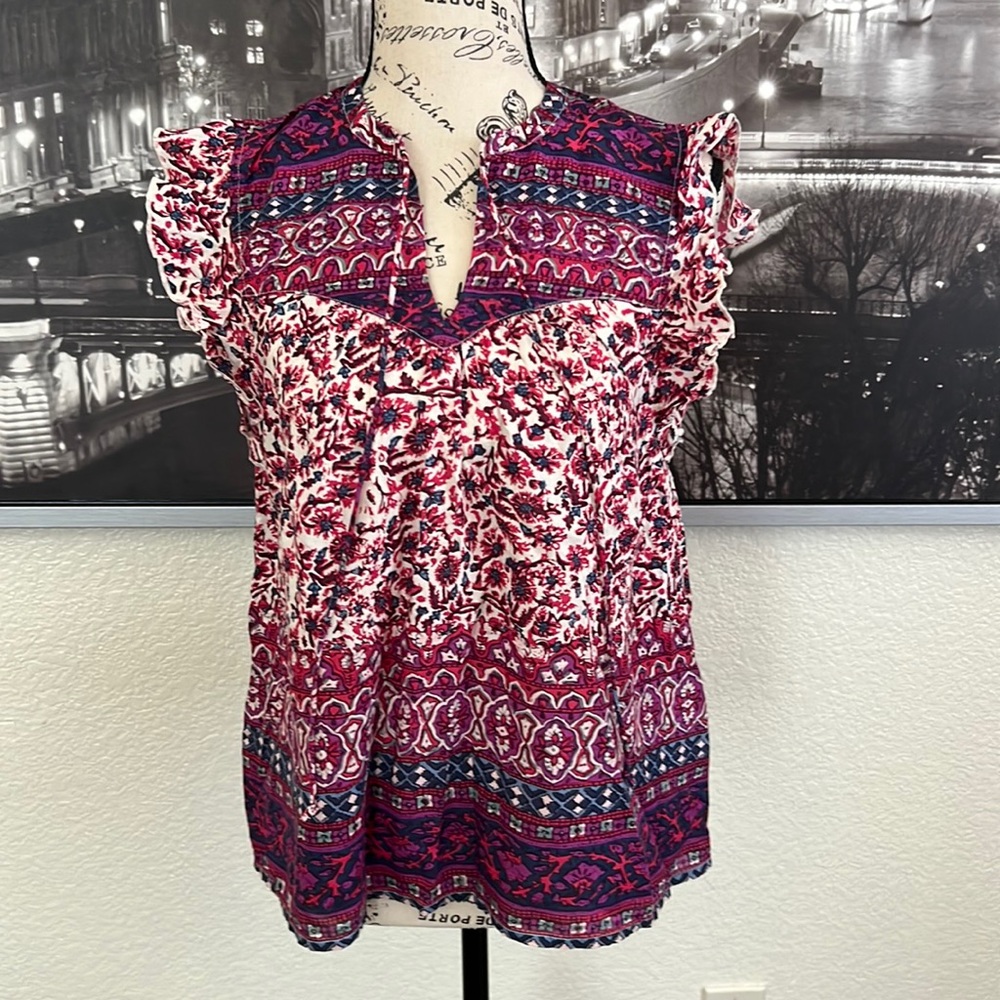 Lucky Brand Sleeveless Boho Top